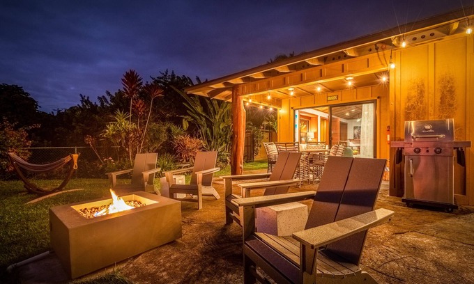 Kahaluu-Keauhou Casa | Café del artista del país Cottage con amplias vistas al mar