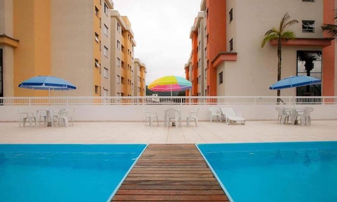 Ipiranguinha Apartamento | AP 1210 SUN WAY UBATUBA com PISCINA E CHURRASQUEIRA