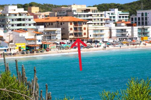 Prainha Apartamento | AP Beira Mar, Vista Mar, Garagem, 2 quartos, Prainha, Arraial do Cabo