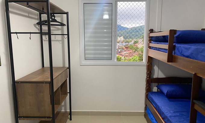 Umuarama Apartamento | Ap. central area of Ubatuba: Gourmet Balcony, Swimming pool, air conditioning and wi-fi