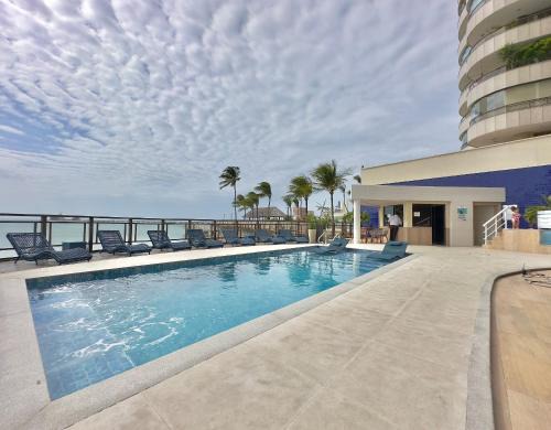 Mucuripe Casa | Apart-Hotel Iate Plaza, vista completa da Orla de Fortaleza