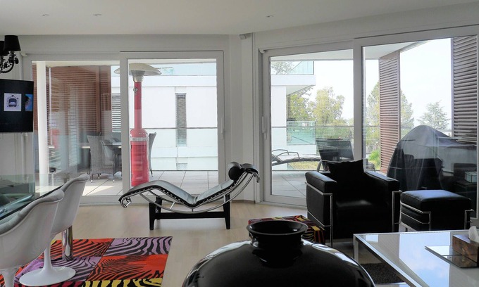 Le Mont-sur-Lausanne Apartamento | Aparte. nueve vistas al lago de alto standing (3 ch)