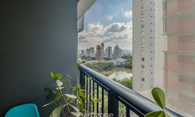 Setor Bueno Apartamento | Apart w/a Suite 290m From Vaca Brava Park Obd2108