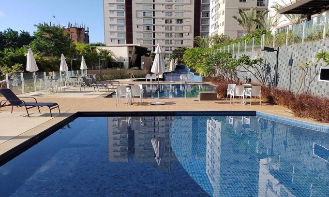 Bandeirantes Condominio | Apartamento Aconchegante no Evian Thermas Residence Apart Hotel - Águas Termais