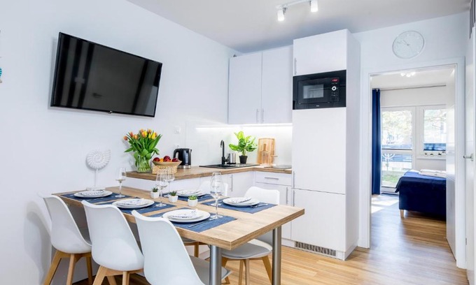 Poddabie Apartamento | APARTAMENT 9B BLUE MARINE Poddąbie Basen Odkryty Brodziki Plac Zabaw