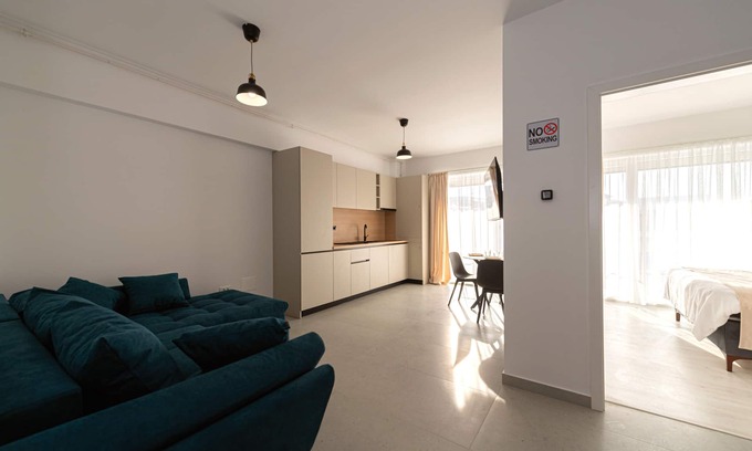 Chiajna Apartamento | Apartament Deluxe cu 1 dormitor + Living - Ap. 5 - Habitat ApartHotel