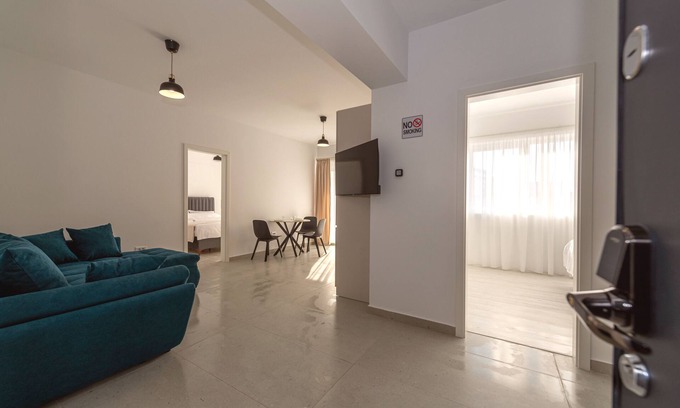 Chiajna Apartamento | Apartament Deluxe cu 2 dormitoare + Living - Ap. 6 - Habitat ApartHotel