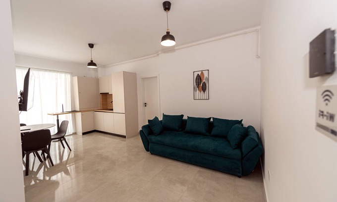 Chiajna Apartamento | Apartament Deluxe cu 2 dormitoare + Living - Ap. 12 - Habitat ApartHotel
