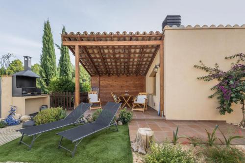 San Martin Sarroca Apartamento | Apartament rural amb piscina alta