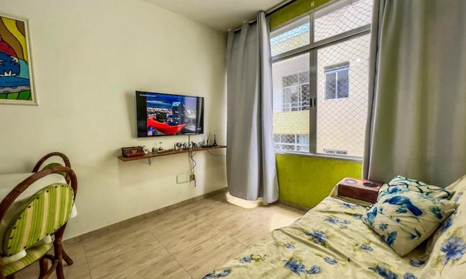 Jardim Tejereba Apartamento | Apartamento a 100m da praia!