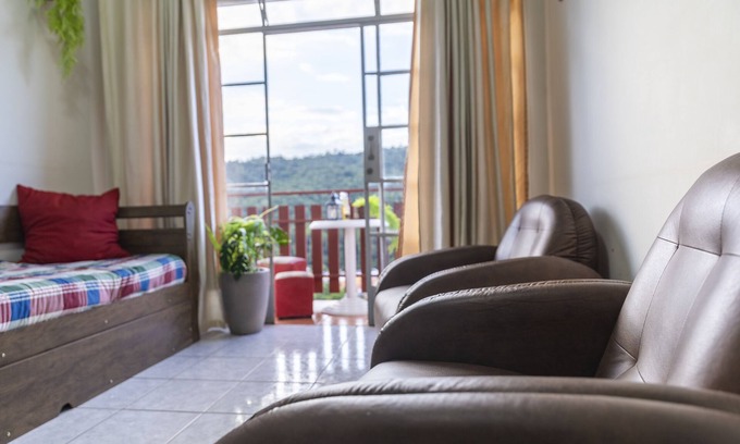 Aguas de Lindoia Apartamento | Apartamento aconchegante. Vista incrível