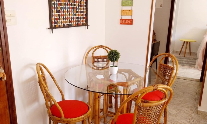 Sao Vicente Apartamento | Apartamento 1 Quadra Praia Itararé C/wi-fi