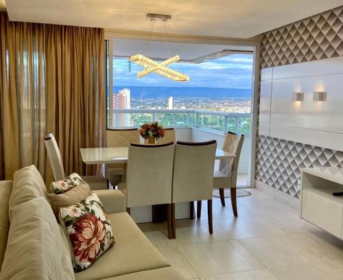 Juazeiro do Norte Apartamento | Apartamento confortável, localização extra -recepção 24h- Varanda com vista panorâmica