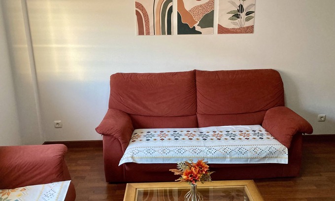 Samieira Condominio | Apartamento con Jardín y Piscina. Al Lado de la Zona de Playa