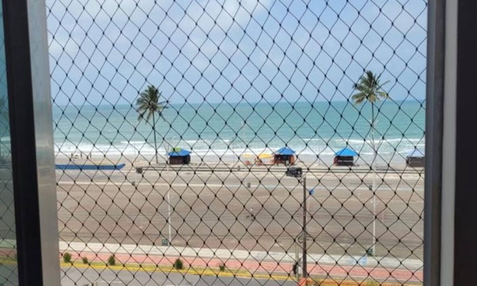 Mongagua Apartamento | Apartamento de Frente Para o mar
