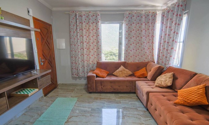 Centro Apartamento | Apartamento em Peruibe com vista para o mar
