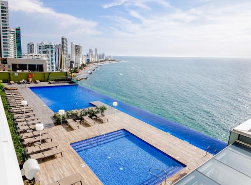 Bocagrande Apartamento | Apartamento en Lujoso Edificio H2 Plaza Bocagrande