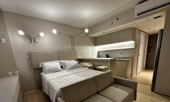 Marista Apartamento | Apartamento Moderno e Novo de 1 Quarto no Marista