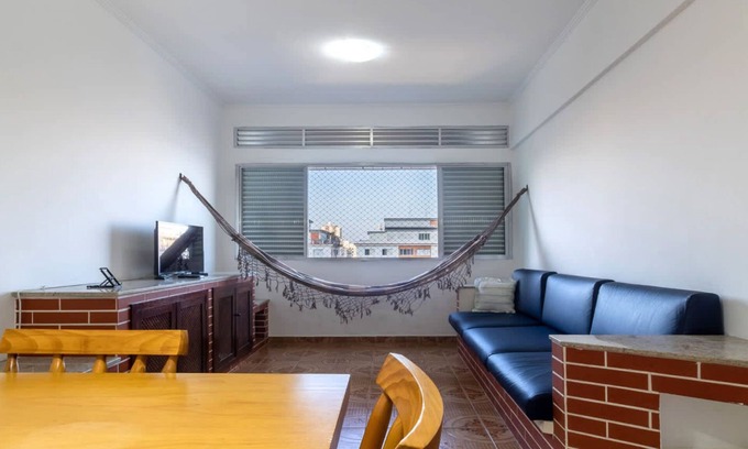 Praia Grande Apartamento | Apto a 50m da Praia Vila Tupi, na Praia Grande