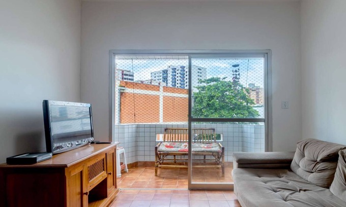 Praia Grande Apartamento | Aconchego a 300m da Praia da Guilhermina
