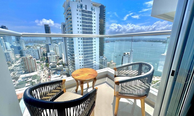 Bocagrande Apartamento | Apartamento Navy 2 habitaciones