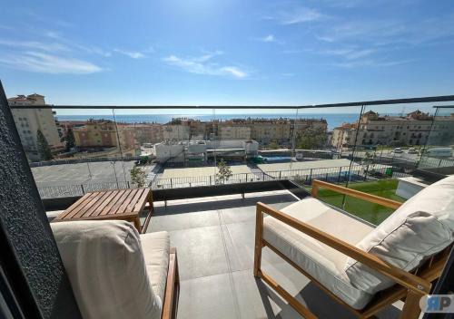 Algarrobo Apartamento | Apartamento Orizon con terraza y vistas al mar 003