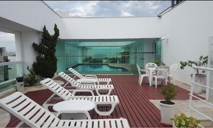 Morro do Maluf Apartamento | Apartamento pé na areia com piscina aquecida