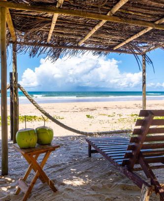 Marau Apartamento | Apartamento pé na areia em Algodões, Península de Maraú Bahia