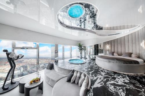 Krzyki Apartamento | Apartamenty Sky Tower z Jakuzzi Przy Oknie