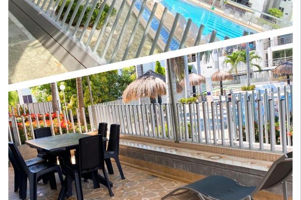 Zona Colonial Apartamento | Apartasol en ciudadela santa fe vista a la piscina
