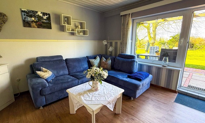 Brodersby Apartamento | Apartamento 'Block' con terraza privada, jardín compartido y Wi-Fi