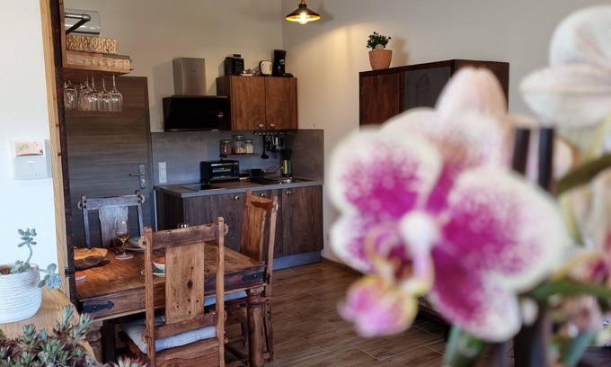 Sasbach am Kaiserstuhl Apartamento | Apartamento 'A' con vistas a la montaña, Wi-Fi y aire acondicionado