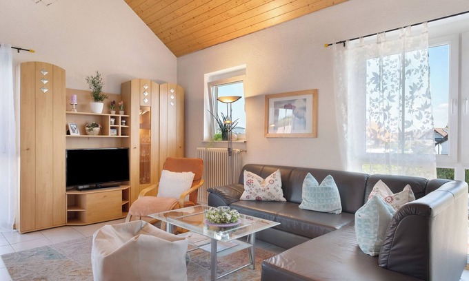 Sasbach am Kaiserstuhl Apartamento | Apartamento '45qm' con balcón, Wi-Fi y aire acondicionado