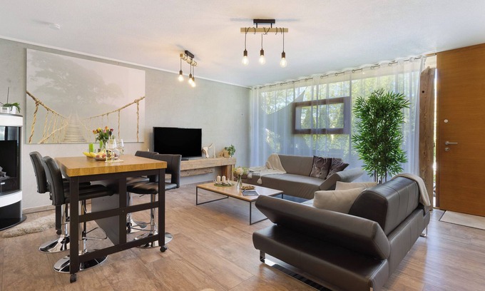 Rosenfeld Apartamento | Apartamento '-1-die Eins, 70qm, Terrasse' con terraza privada, jardín compartido y Wi-Fi