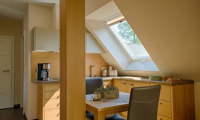 Burg-Dorf Apartamento | Apartment 1 living room/kitchenette, bedroom, shower/WC, breakfast room. - Schrebenza Apartments