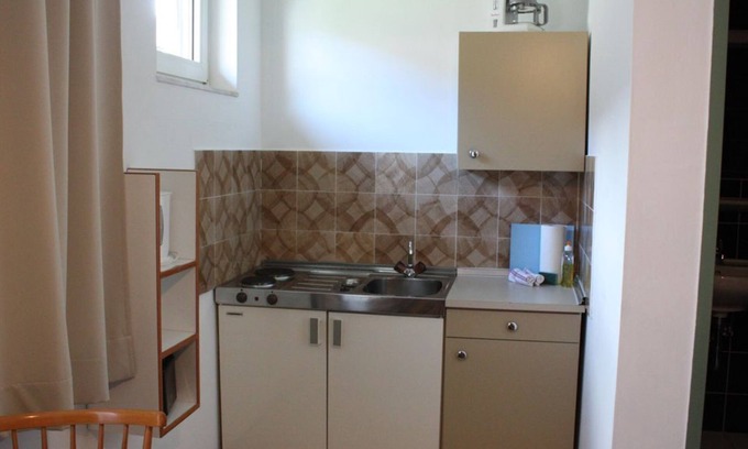 Podersdorf am See Apartamento | Apartment/1 Schlafraum/dusche, WC - Appartementhaus Josefikeller