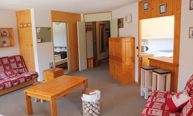 Plagne Centre Apartamento | Apartamento 10 personas Plagne Bellecôte con terraza al pie de las pistas
