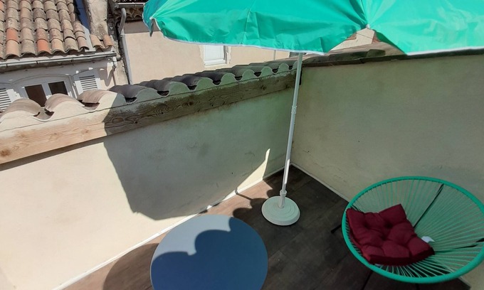 Bourg-Saint-Andeol Apartamento | Apartamento 103 reformado !!!07/2019 !!35 m2 con terraza (3 plazas)