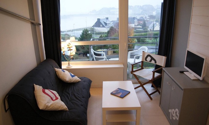 Trevou-Treguignec Apartamento | Apartamento 6/2 pers vistas panorámicas al mar, playa 50m