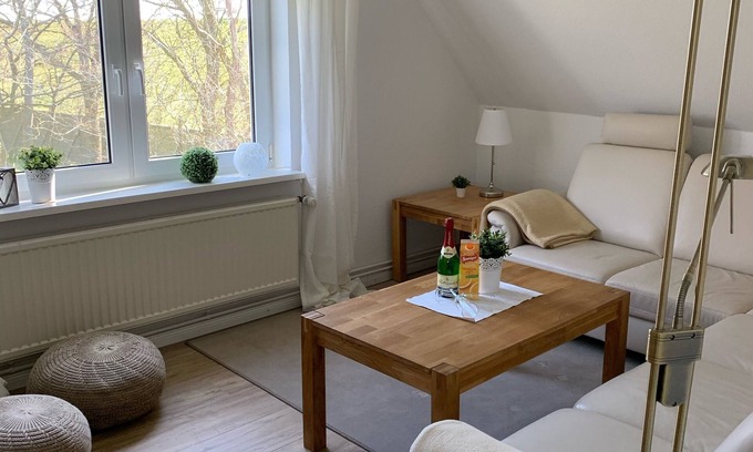 Suederhafen Apartamento | Apartamento 2 en el dique exterior Nordstrand / Mar del Norte / Islas Frisias septentrionales