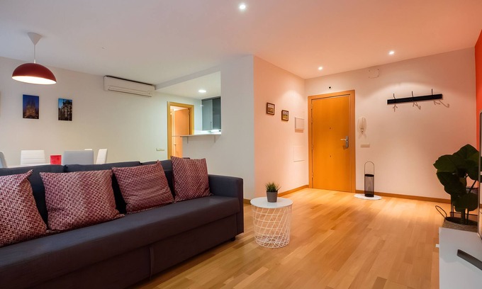 El Guinardo Apartamento | Apartamento '2 Dormitorios en Maragall' con Wi-Fi y Aire Acondicionado