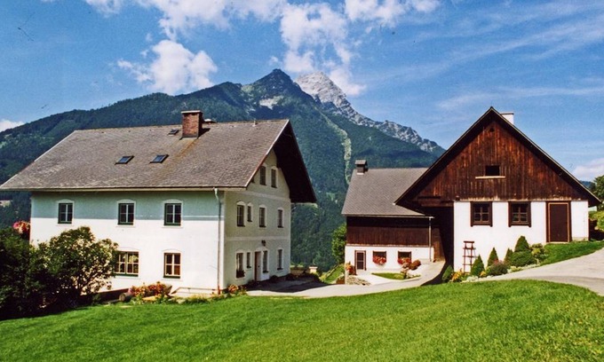 Hinterstoder Apartamento | Apartamento / 2 habitaciones / ducha, WC - Ferienhof Bruderhof