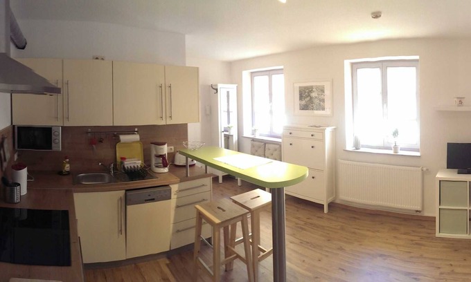 Erfurt Old Town Apartamento | Apartamento 2 Yarrow / 1. OG duplex - apartamentos en la casa de oro Schaar
