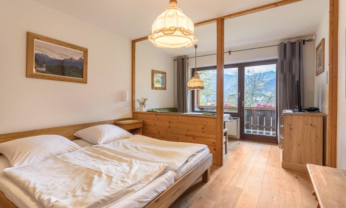 Unterschonau Apartamento | Apartamento "3 Apartment mit Gartenblick" con vistas a la montaña, balcón privado y Wi-Fi