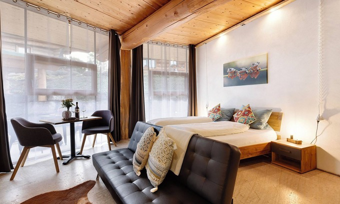Rosenfeld Apartamento | Apartamento '-3-die Drei, Studio 35qm' con terraza privada, jardín compartido y Wi-Fi