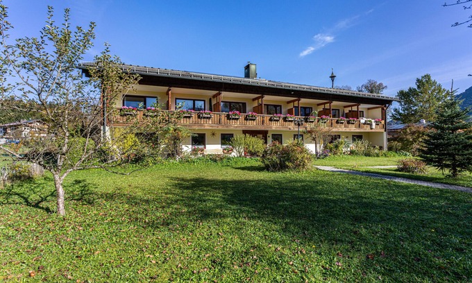 Unterschonau Apartamento | Apartamento "5 Apartment mit Gartenblick" con vistas a la montaña, balcón privado y Wi-Fi