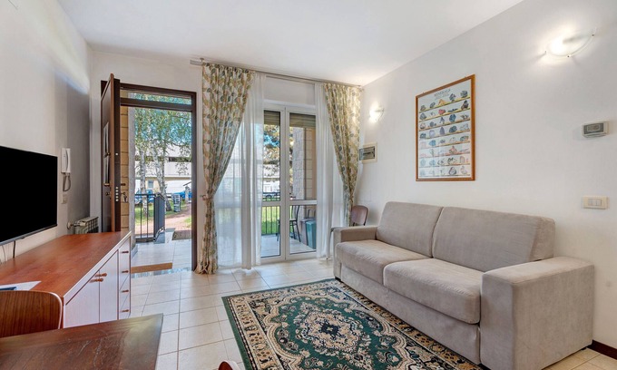Lonate Pozzolo Apartamento | Apartamento '5' con jardín compartido, balcón y Wi-Fi