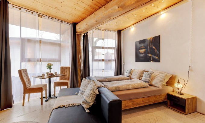 Rosenfeld Apartamento | Apartamento '-7-die Sieben, Studio 35qm' con terraza privada, jardín compartido y Wi-Fi
