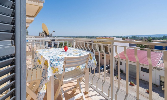 Floridia Apartamento | Apartamento 'A Casa Mia' con vistas al mar, Wi-Fi y aire acondicionado