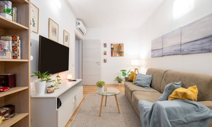 Cagliari Apartamento | Apartamento 'A Dos Pasos del Centro' con Aire Acondicionado